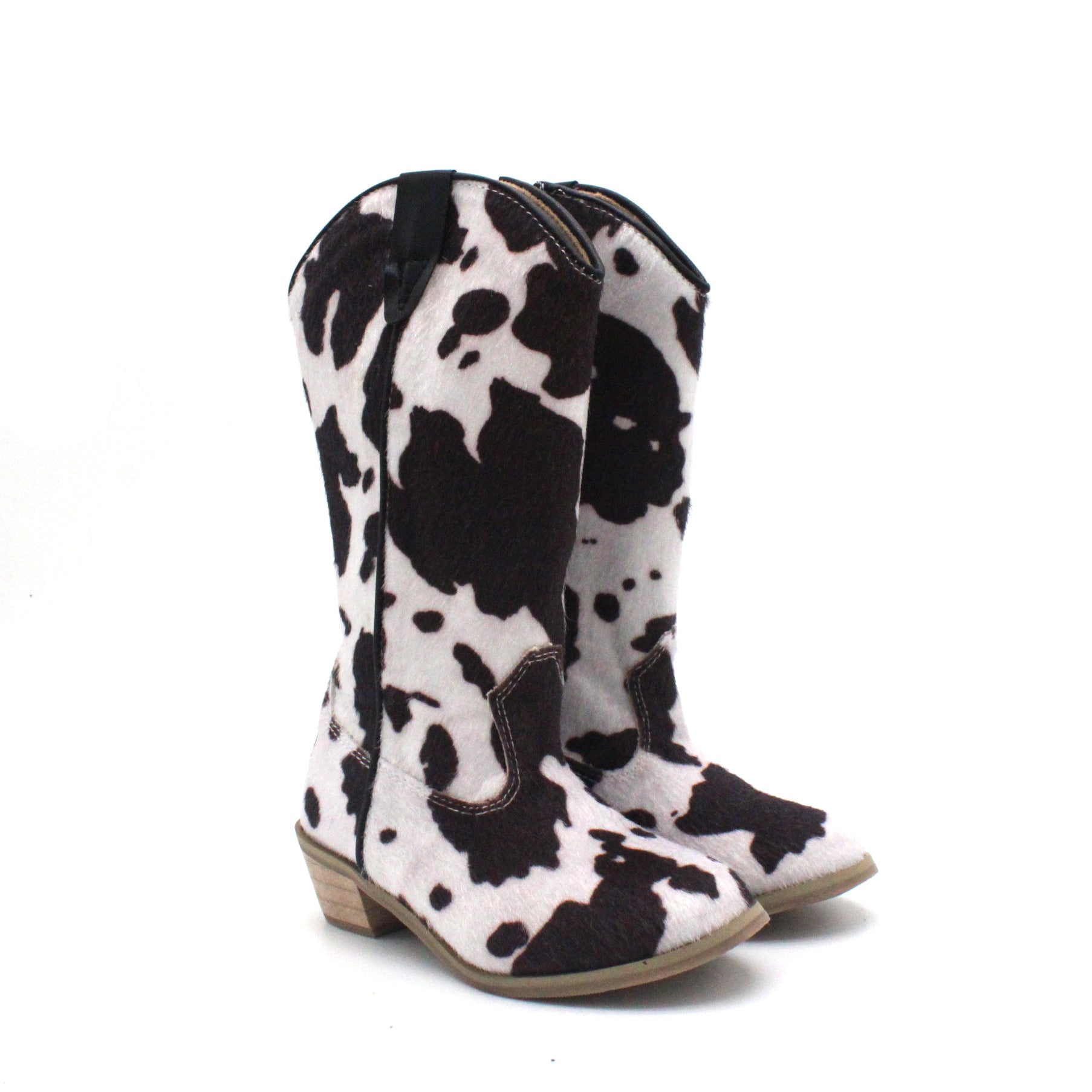 Wholesale of Autumn and Winter Glitter Scallion Pink Girls' Vintage Denim Boots